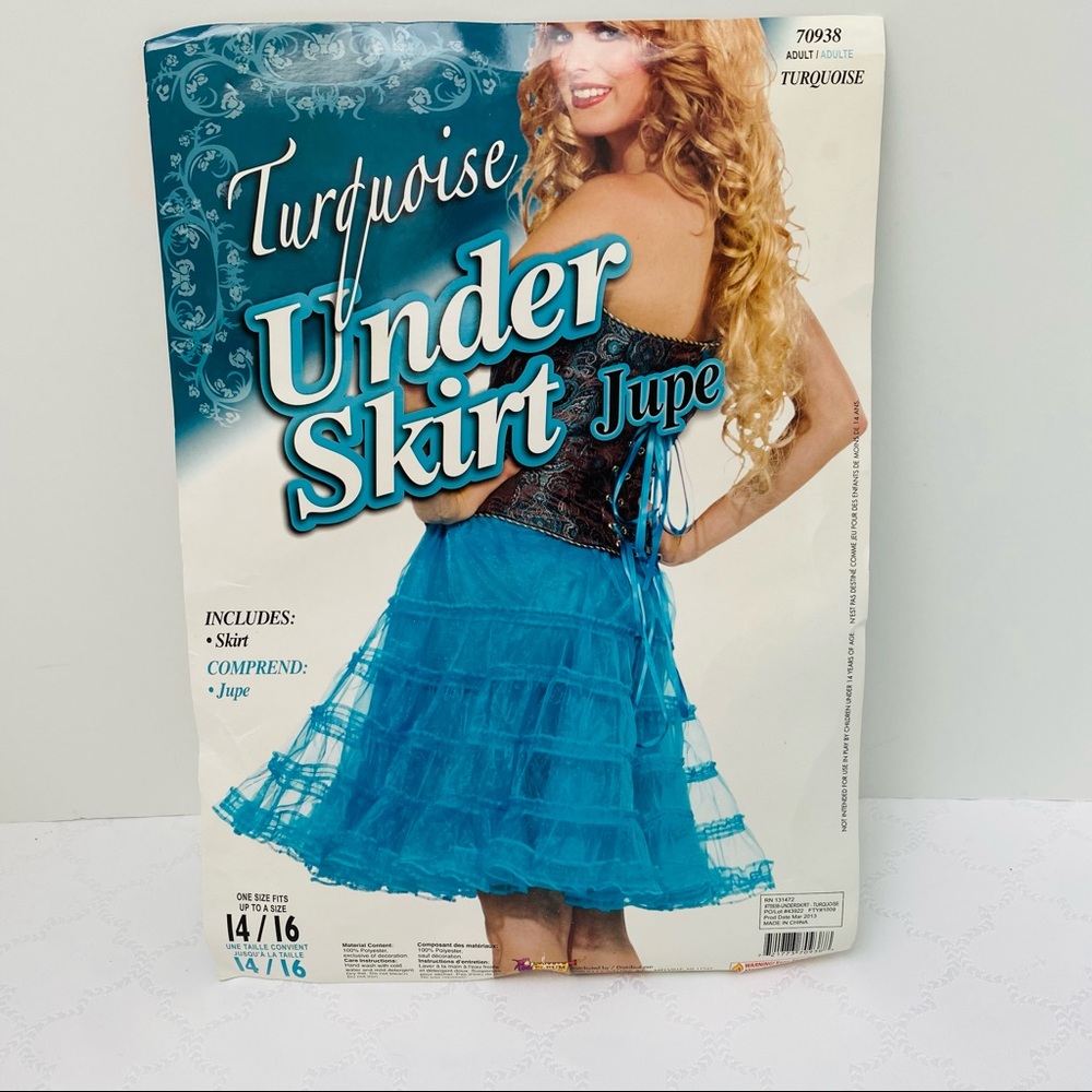 Rockabilly Layered Underskirt Under Skirt 14 - 16 skirt only